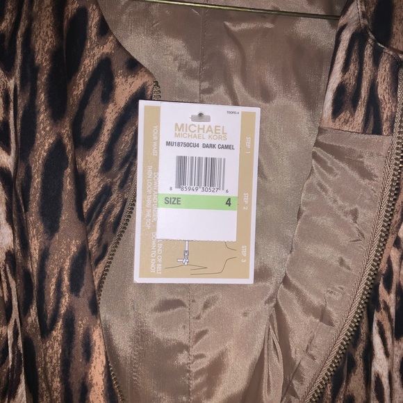 Michael Kors zip up leopard dress - Picture 6 of 7